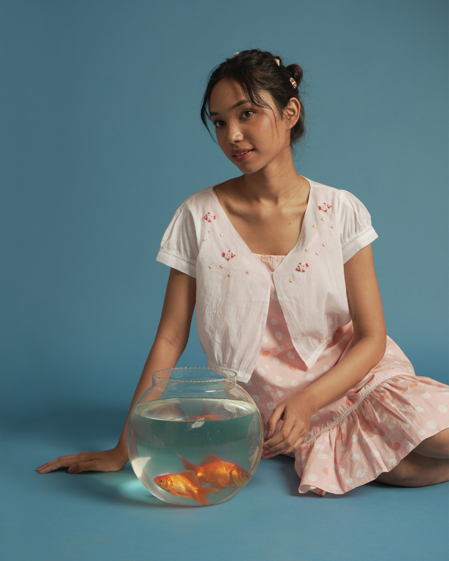 Goldfish Jacket Dress Set